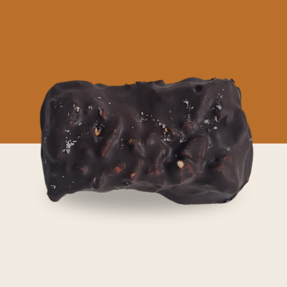 Nougat Caramel {Chocolate Dipped} Bar