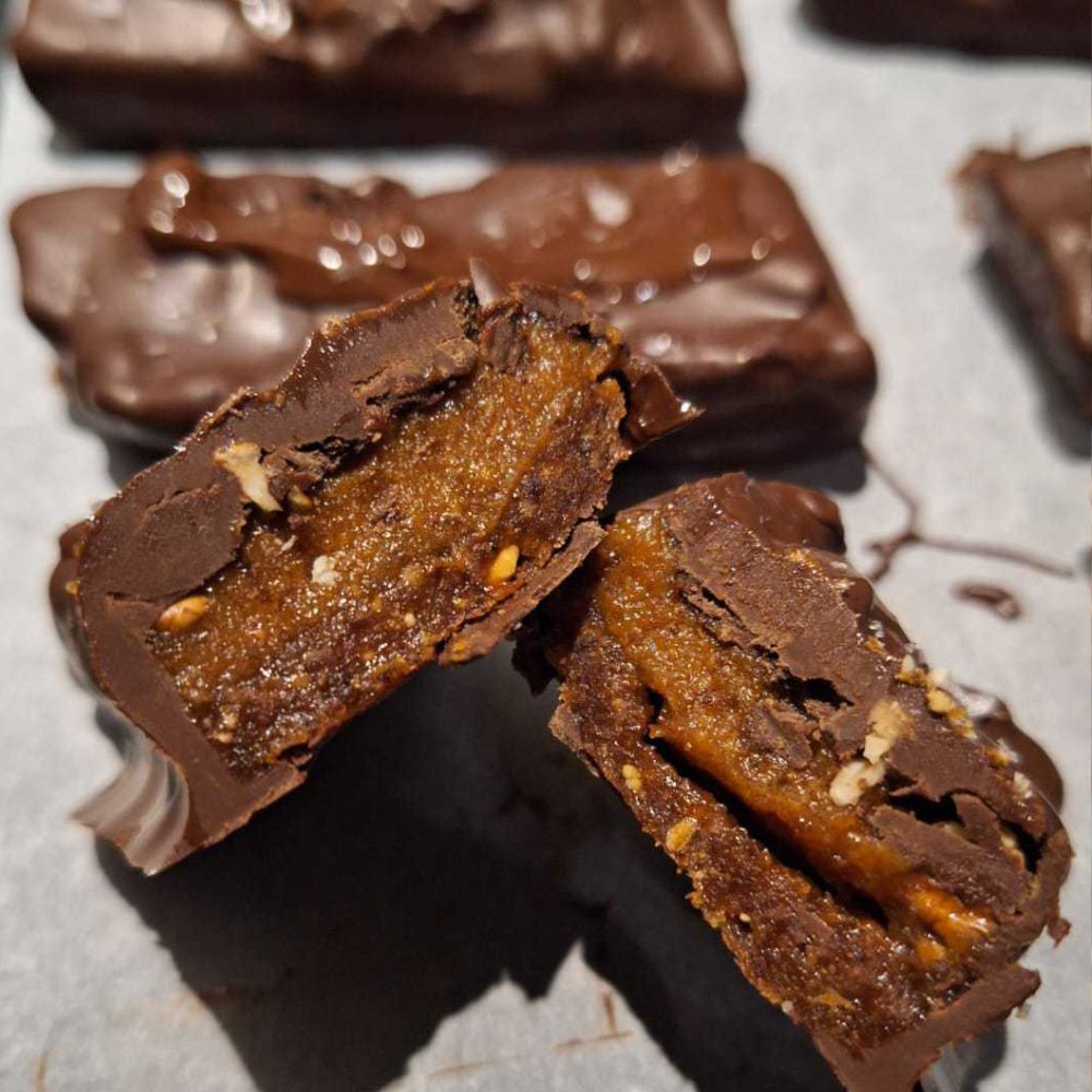 Nougat Caramel {Chocolate Dipped} Bar - Image 7