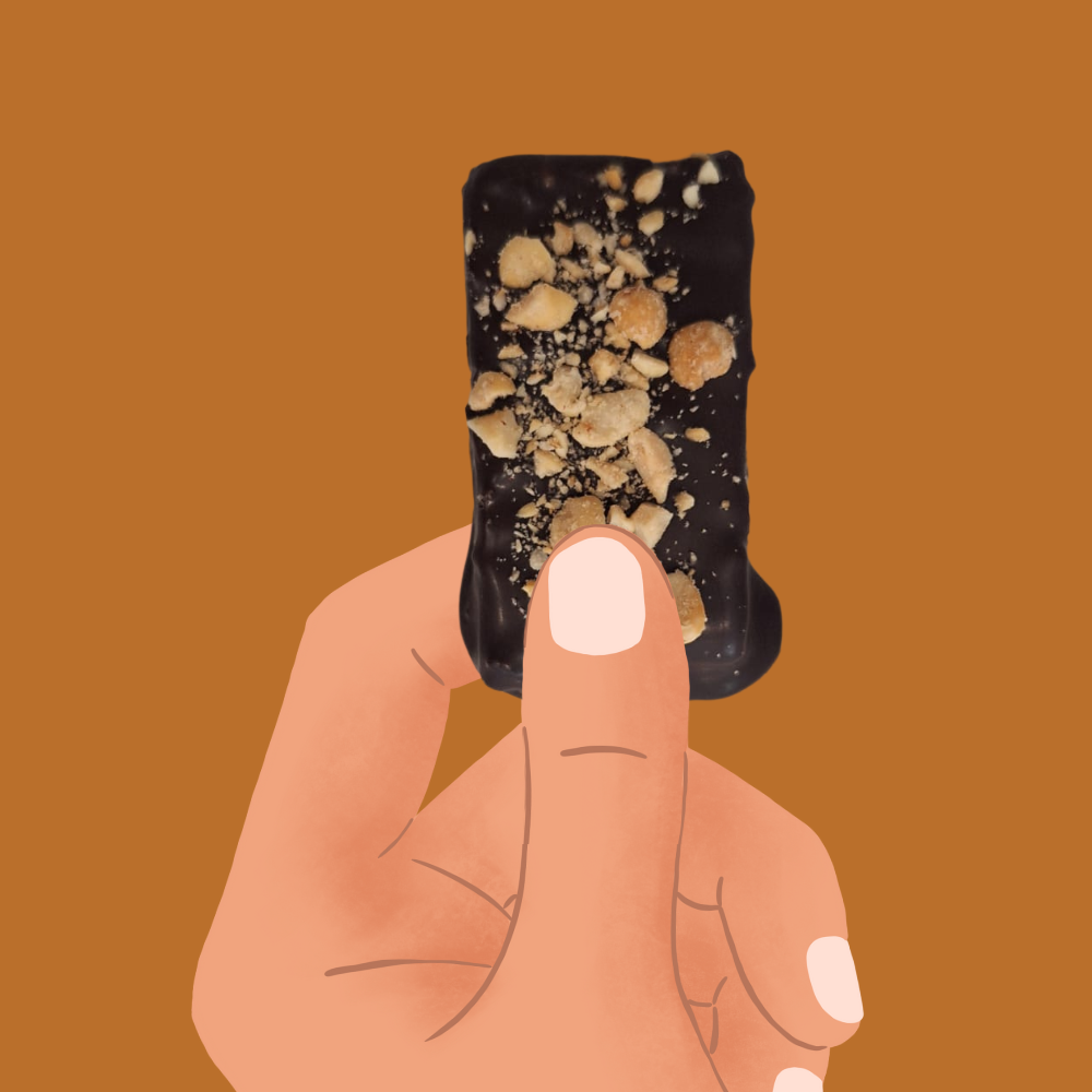 Peanut Butter & Jam Chocolate Bar - Image 3